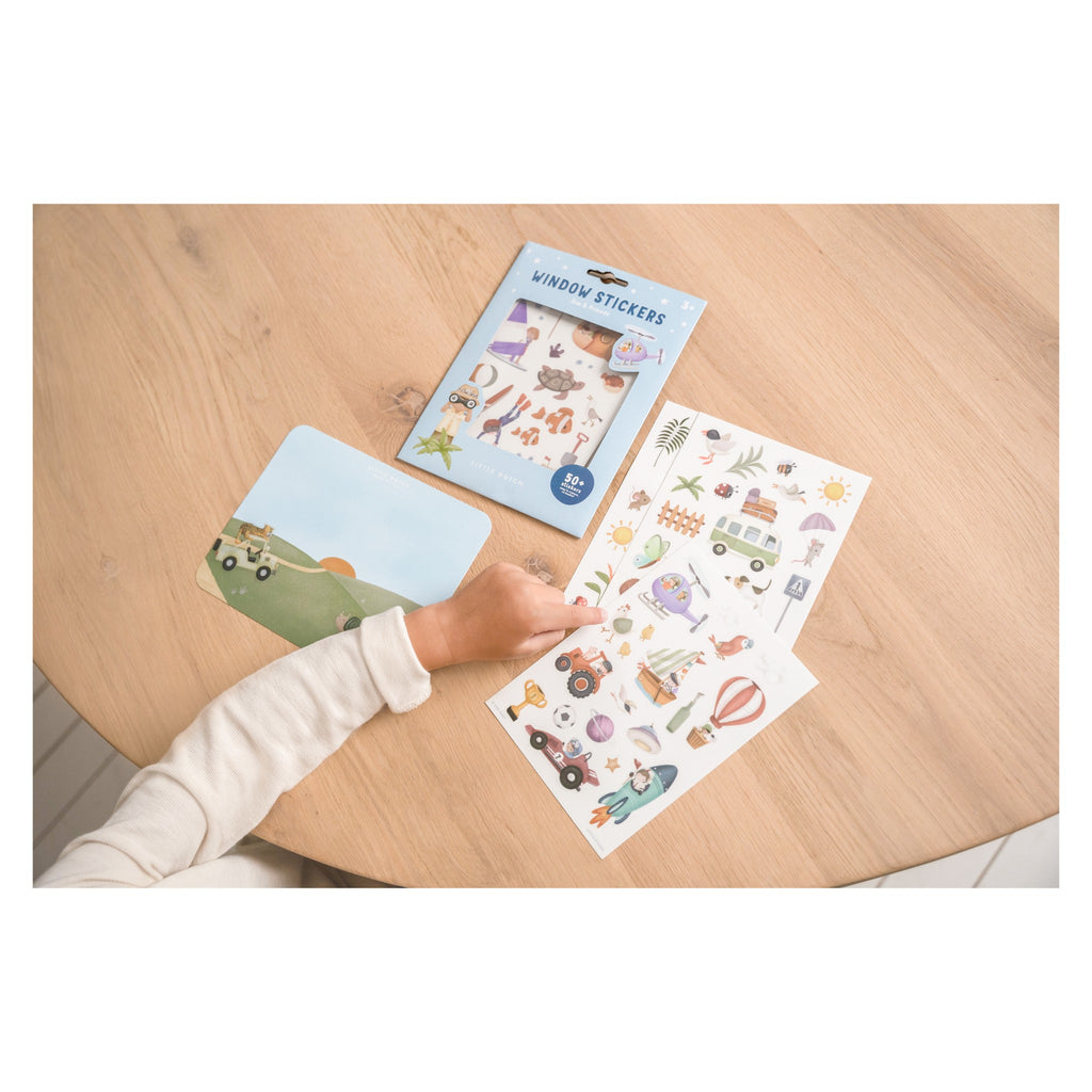 Autocolantes de Vidro | Jim & Friends - Little Dutch