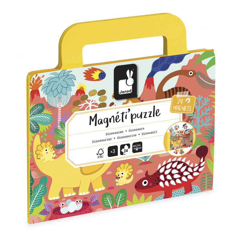 Magneti'Puzzles | Dino | 24 Pecas - Janod