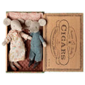 Grandma and grandpa mice in cigarbox | Maileg