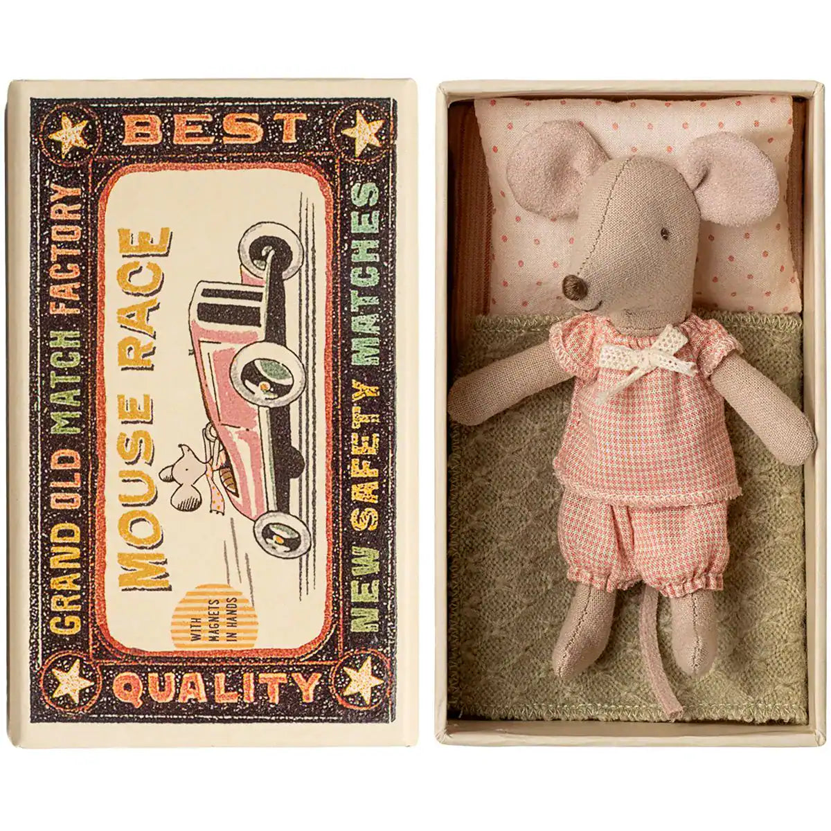 Little Sister Mouse In Matchbox | Maileg