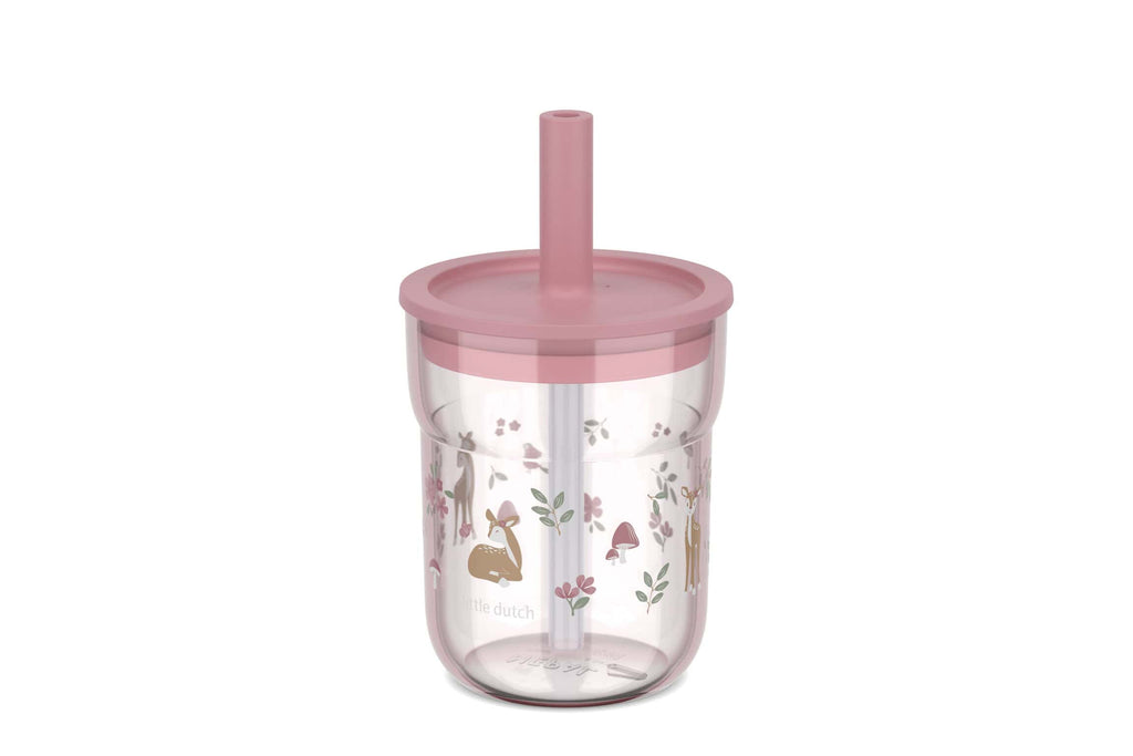 Copo com Palhinha | 250ml | Fairy Garden