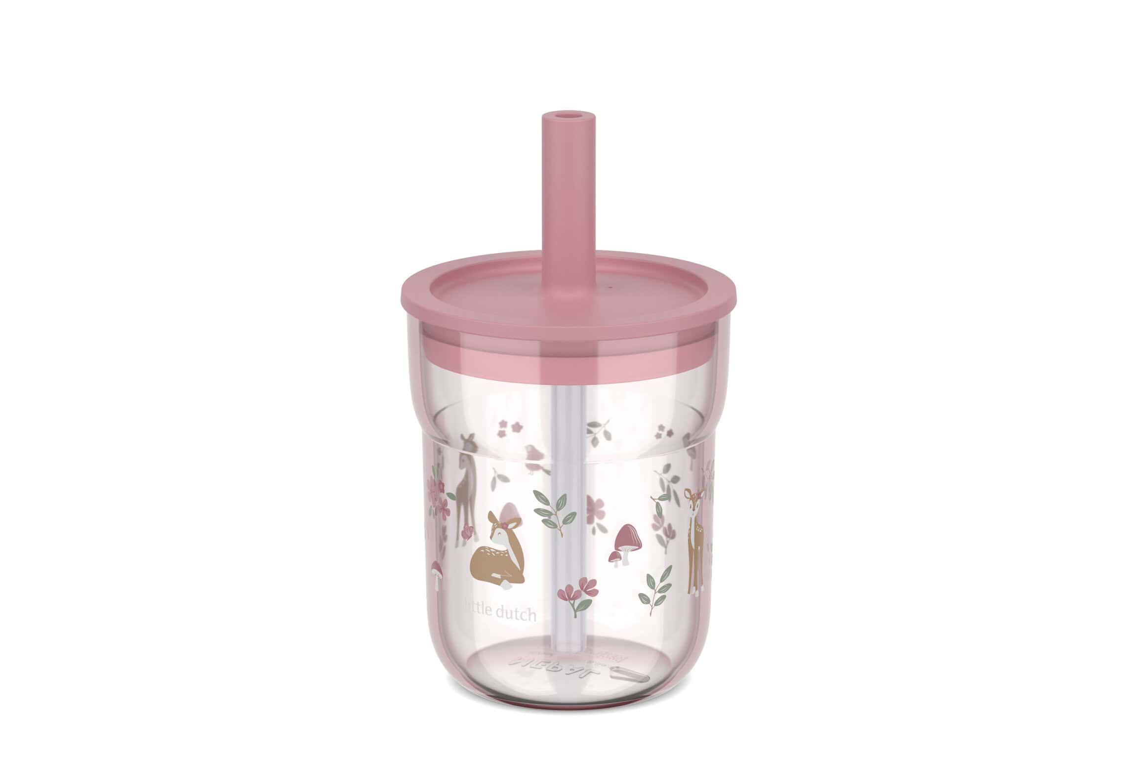 Copo com Palhinha | 250ml | Fairy Garden