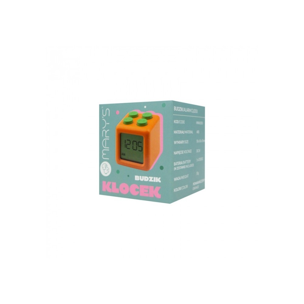 Despertador | Cubo | Laranja
