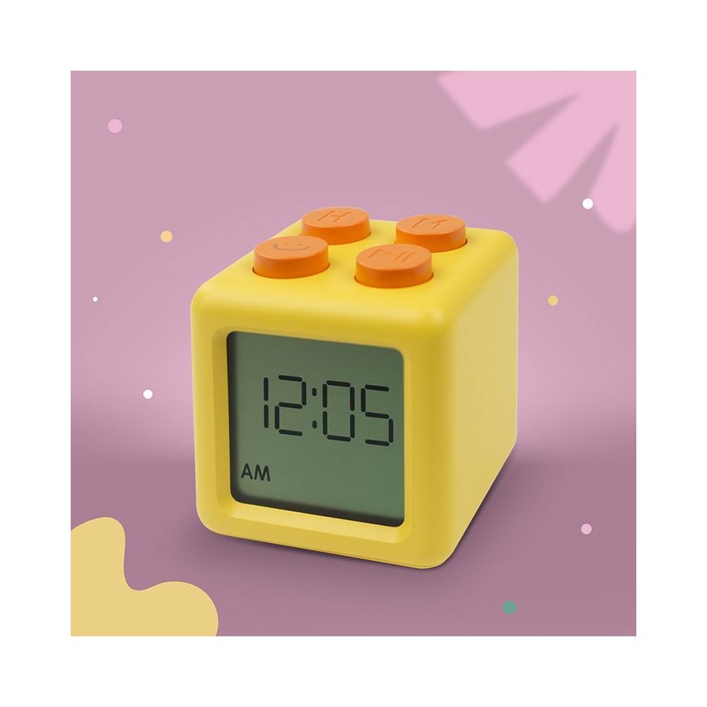 Despertador | Cubo | Amarelo