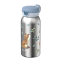 Garrafa Aço Inox Flip Cap 600ml Forest Friends Little Dutch - fundo branco