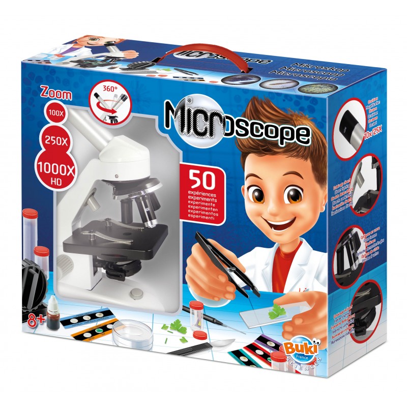 Microscópio | 1000x HD | 50 Experiências