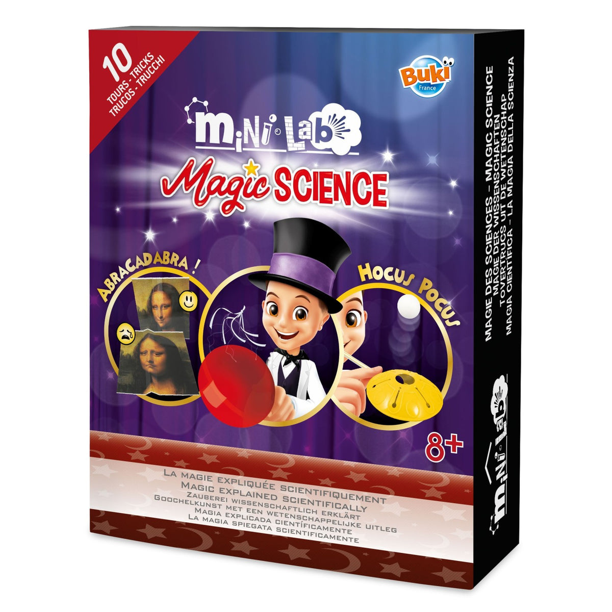 Mini Laboratório Magia da Ciência 10 Experiências Buki
