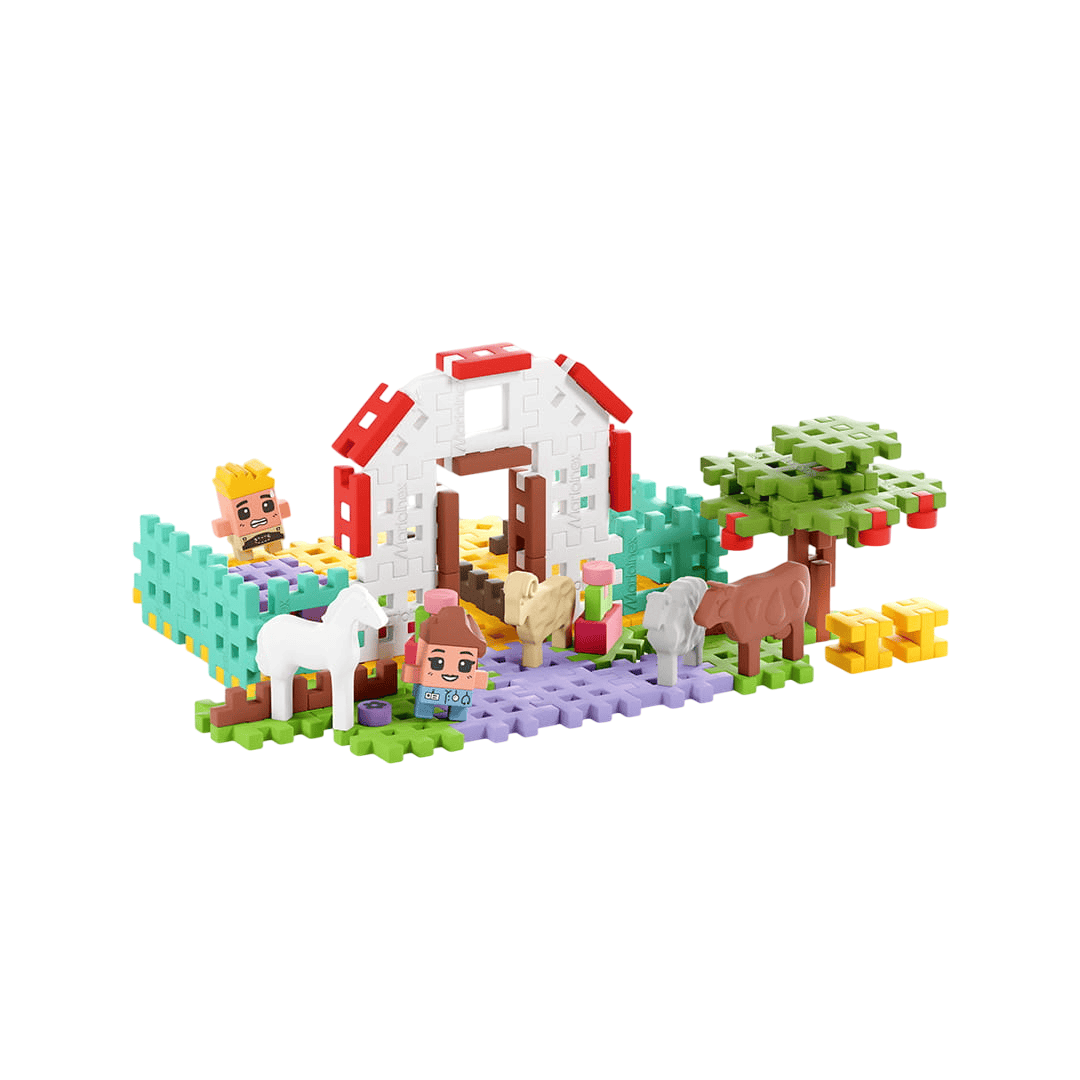 Mini WAFFLE City | Agricultor | Veterinário | 100 pcs