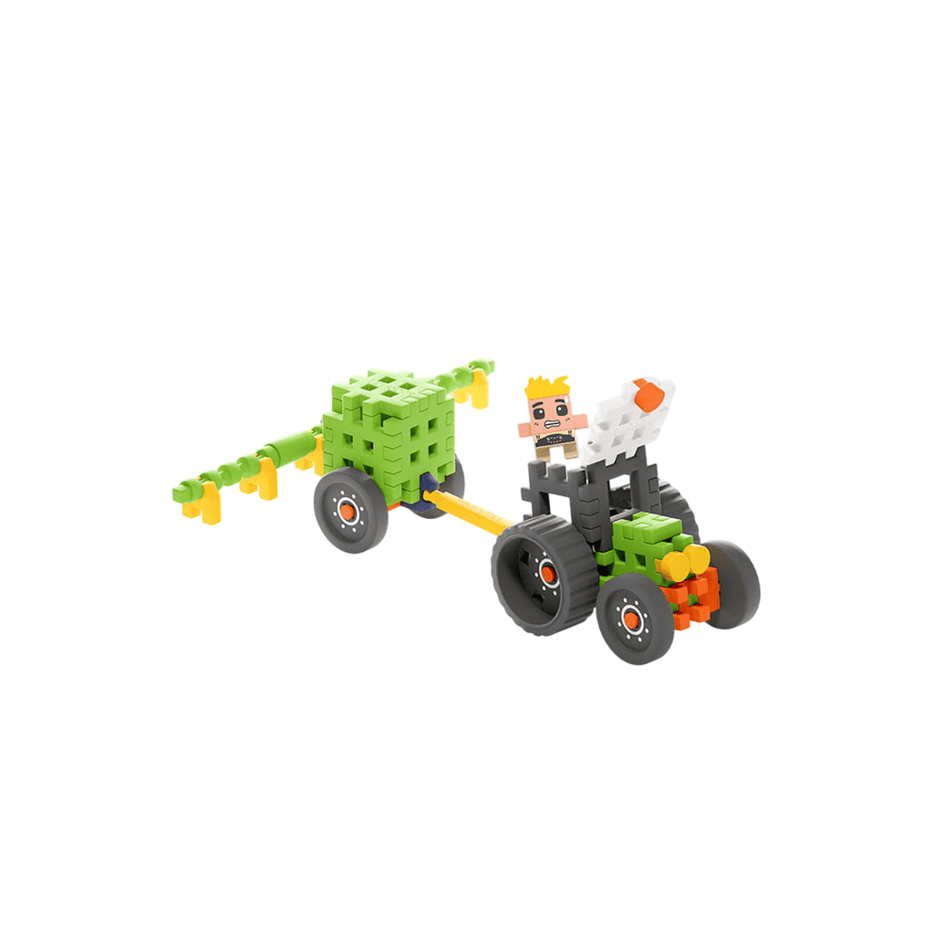 Mini WAFFLE City | Agricultor | Trator Pulverizador | 50 pcs