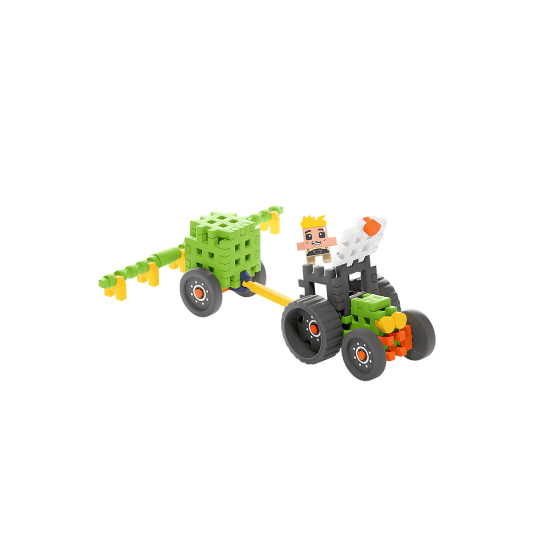 Mini WAFFLE City | Agricultor | Trator Pulverizador | 50 pcs