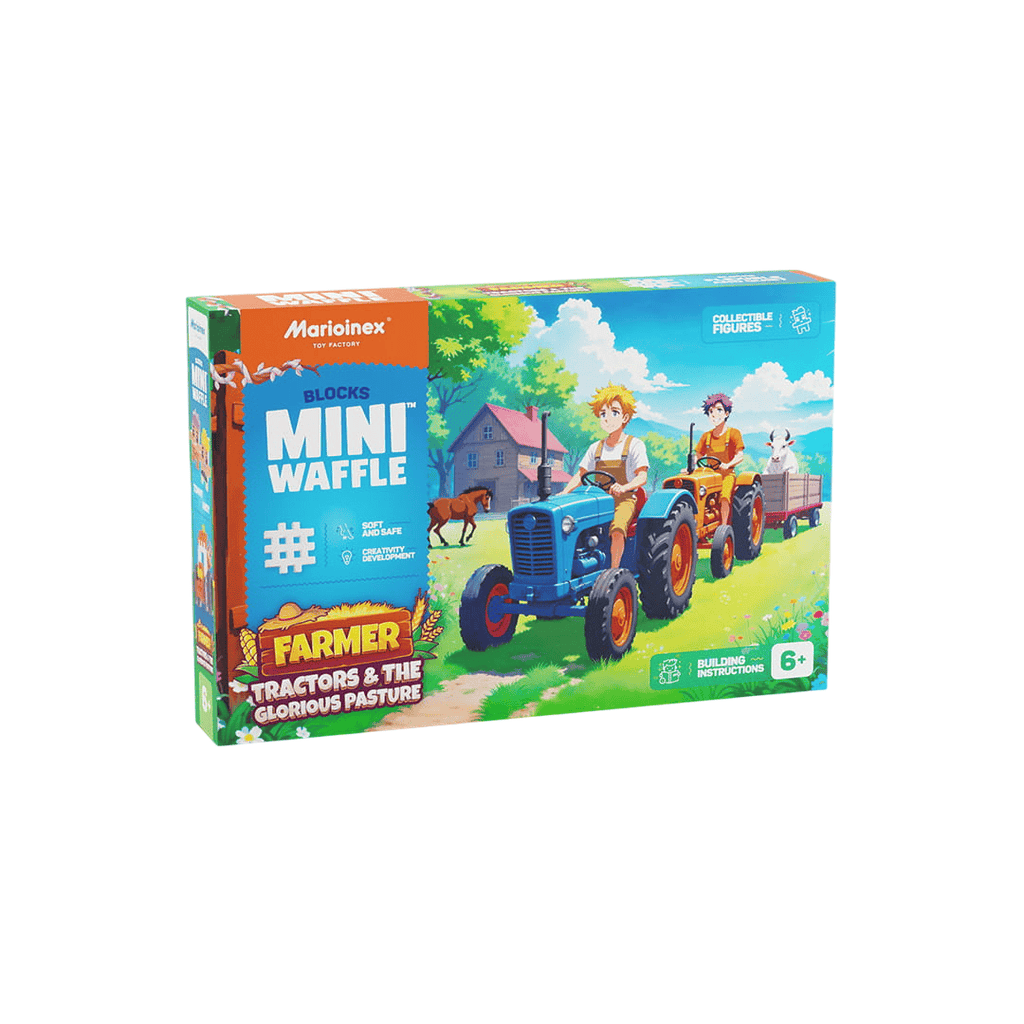 Mini WAFFLE City | Agricultor | Tratores | 100 pcs