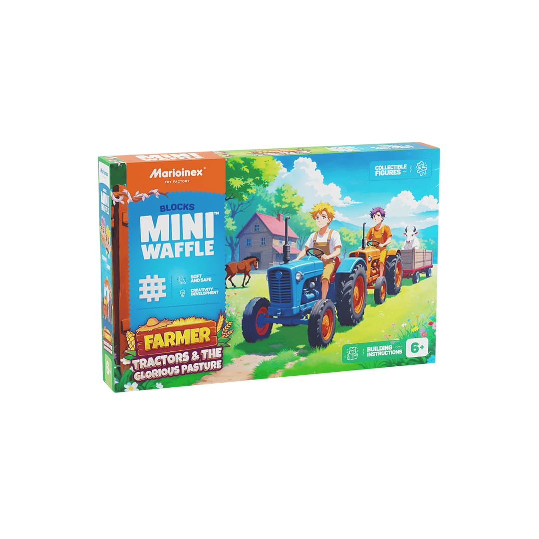Mini WAFFLE City | Agricultor | Tratores | 100 pcs