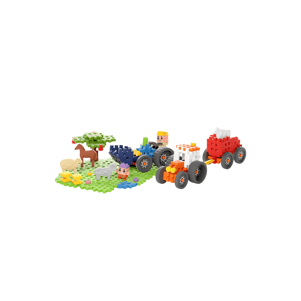Mini WAFFLE City | Agricultor | Tratores | 100 pcs