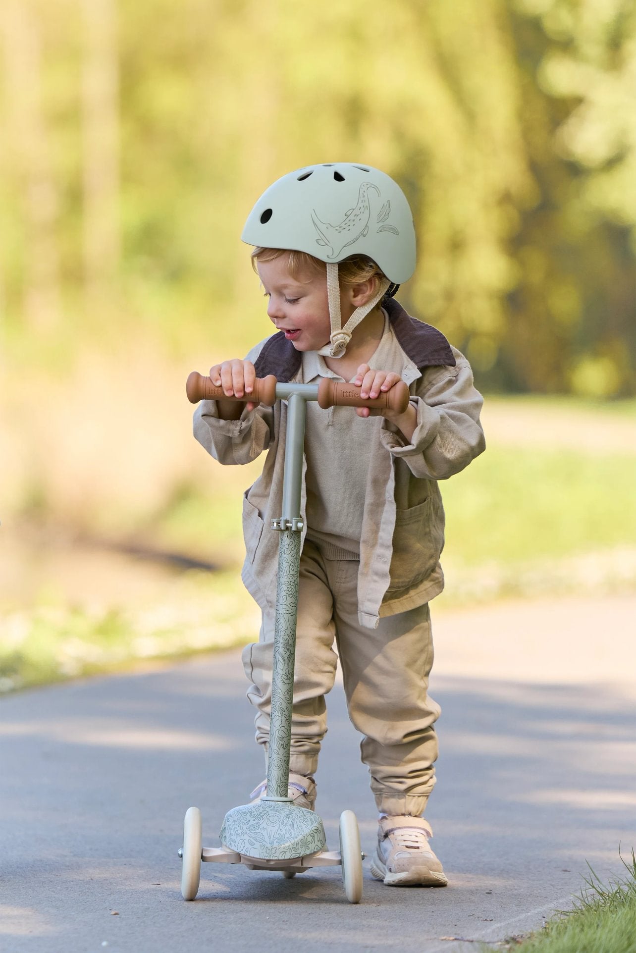 Trotinete | 3 Rodas | Safari Dreams Green