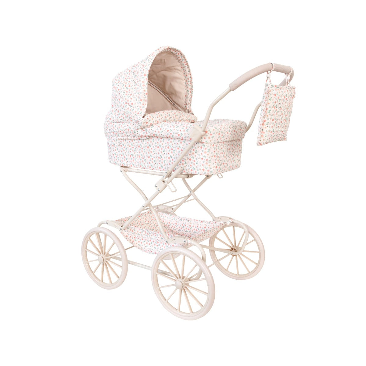 Carrinho de Bonecas Vintage com Alcofa Autumn Garden