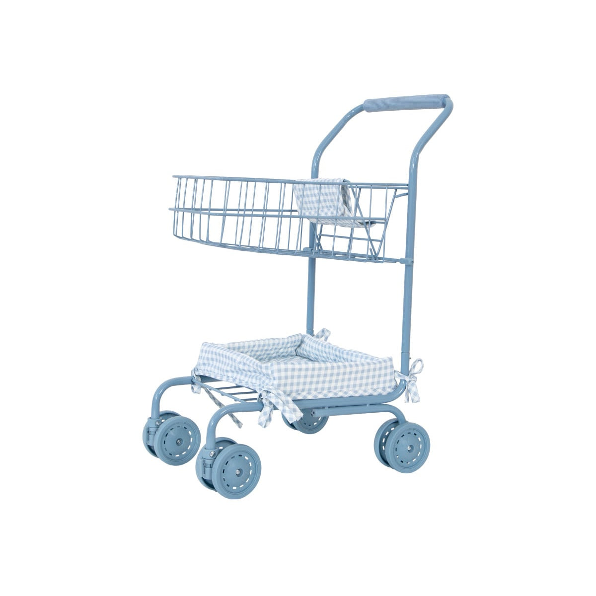 Carrinho de Compras Infantil Vichy Blue
