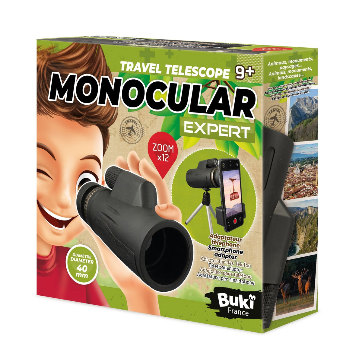 Monóculo Expert Zoom 12x Buki
