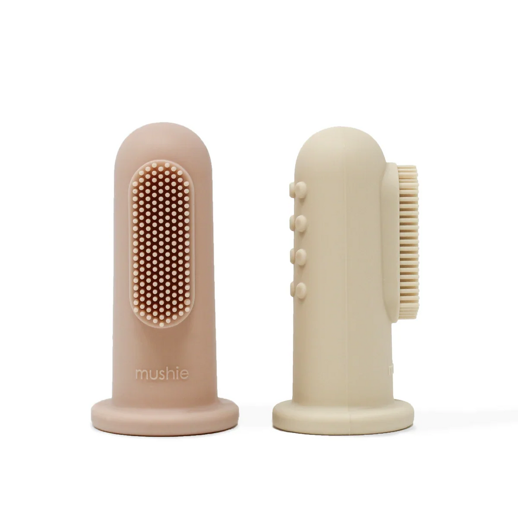 Escova de Dentes de Dedo | Blush e Shifting Sand
