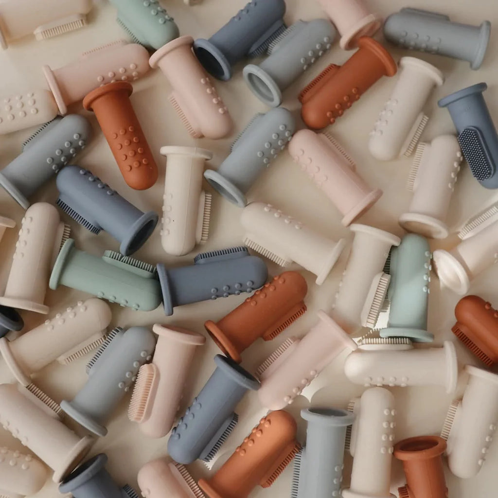 Escova de Dentes de Dedo | Blush e Shifting Sand