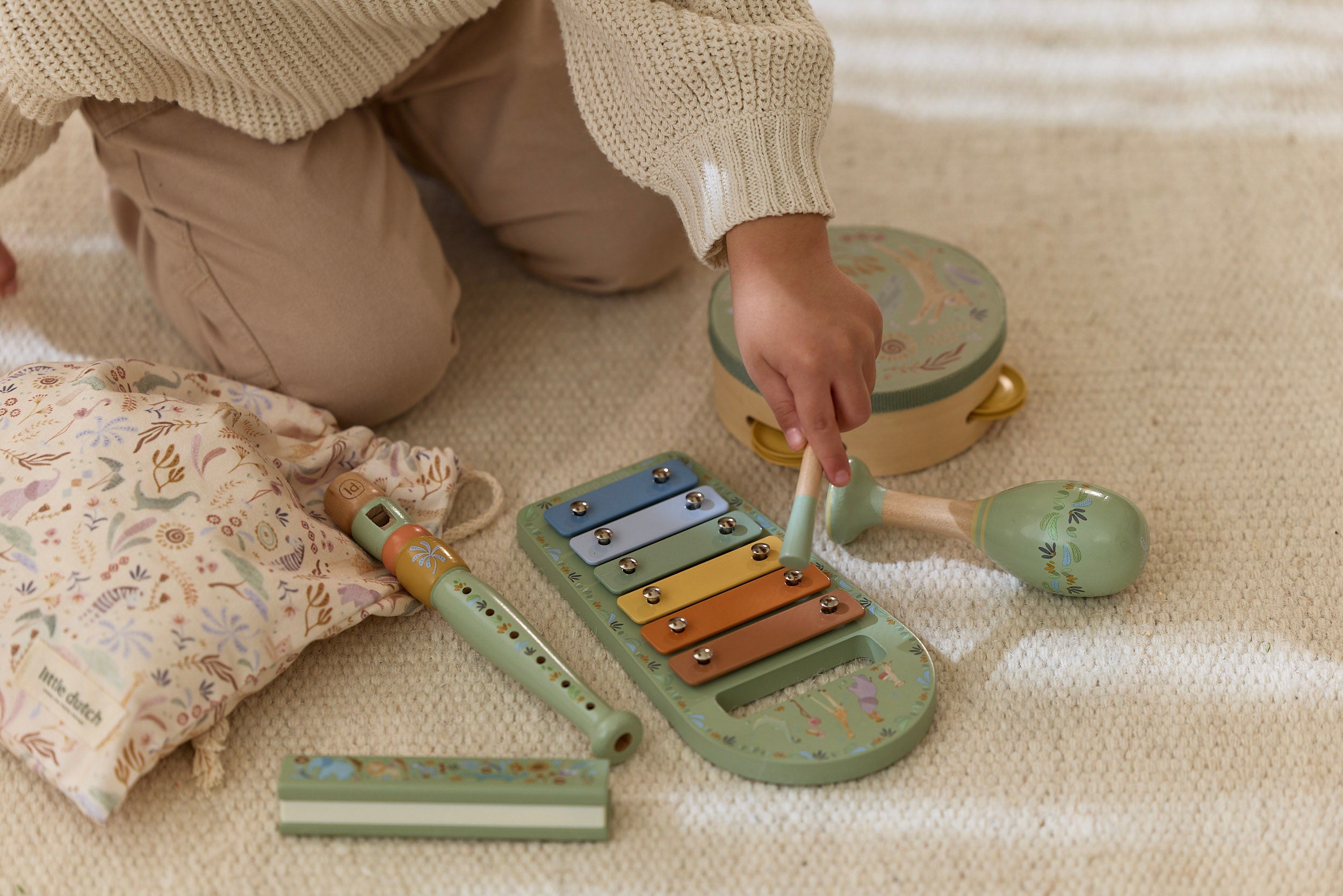 Conjunto Musical | Verde | Safari Friends