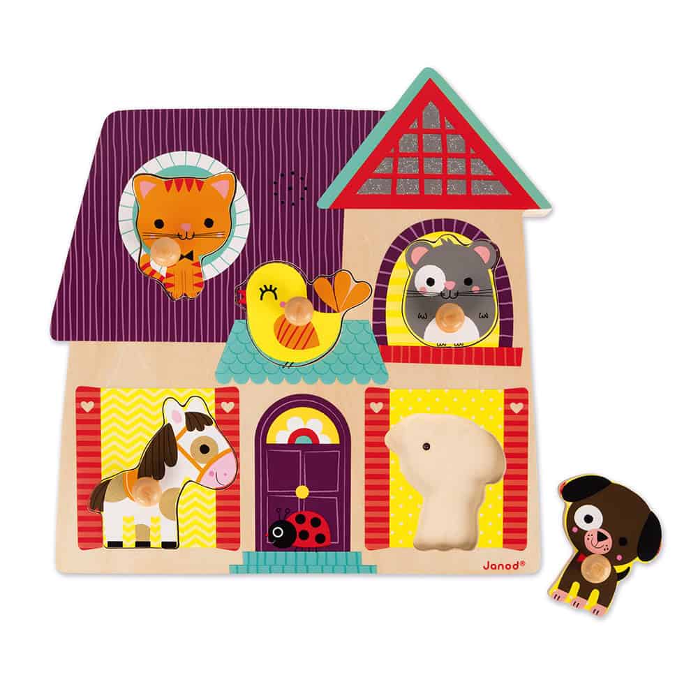Puzzle de Encaixe | Sonoro | Os meus amiguinhos