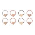 Pack 6 mini elásticos | TEENY HEART PONIES | PINK MULTI