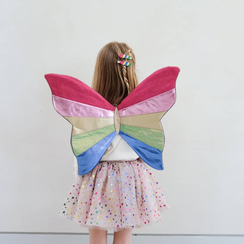 Asas | Rainbow Intergalactic Wings | Bright Multi