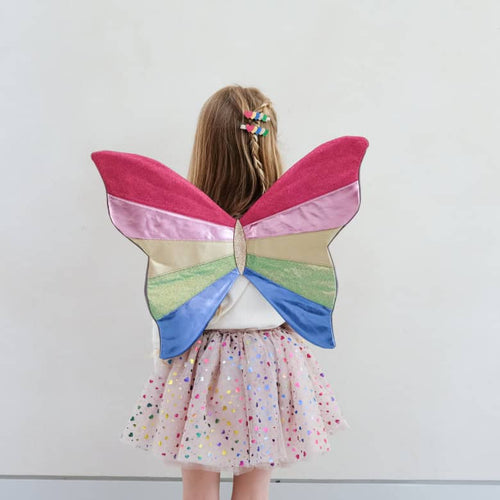 Asas | Rainbow Intergalactic Wings | Bright Multi