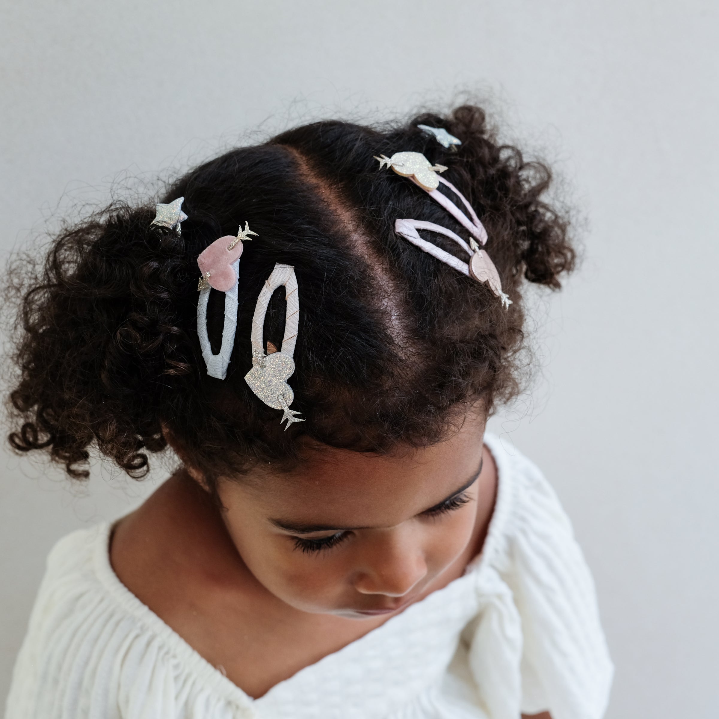Pack 4 ganchos | Cupid Heart | Pink Multi