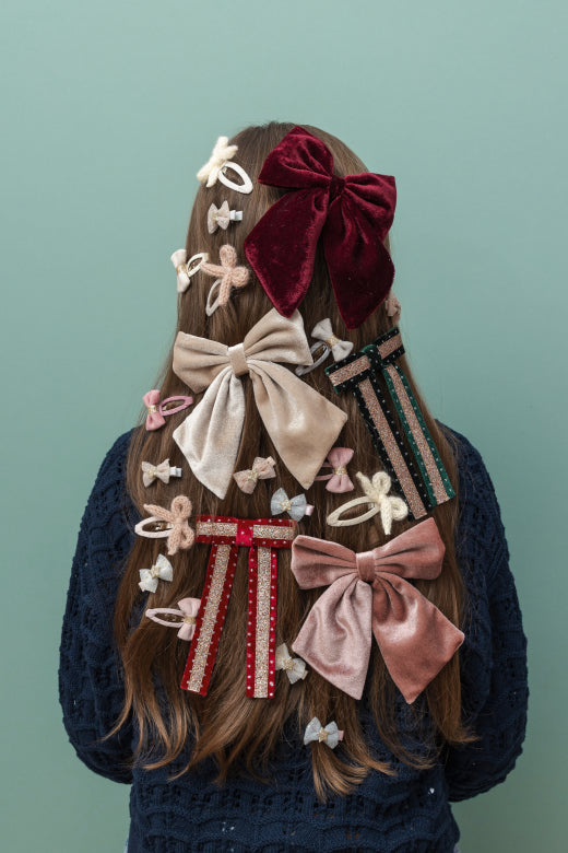 Pack 8 mini ganchos | Tutu Bow | Pink Multi