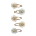 Pack 5 mini ganchos | Tulle Rosette | Neutral