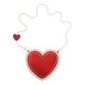 Mala | SCALLOPED HEART | RED