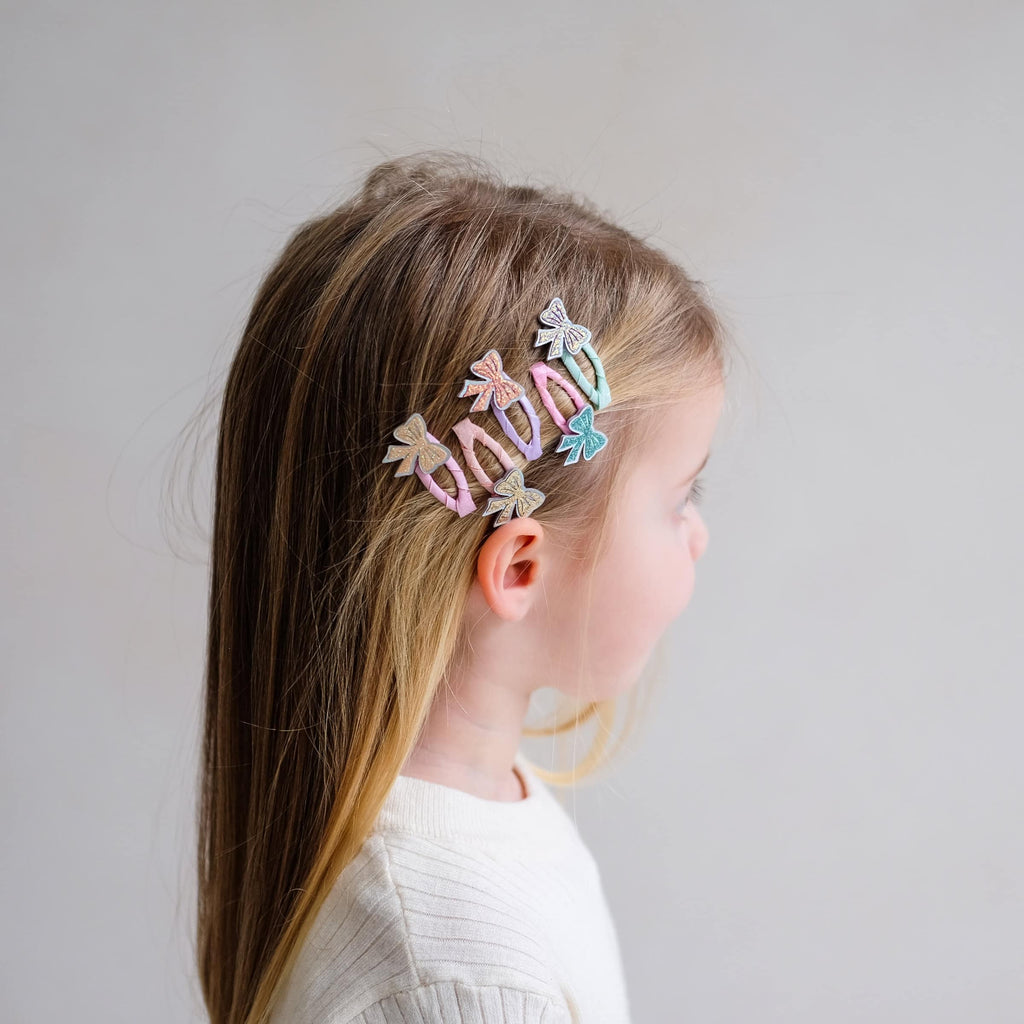 5 Mini Ganchos | SPARKLE BOW