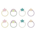 8 Mini Elásticos | RAINBOW AND STAR