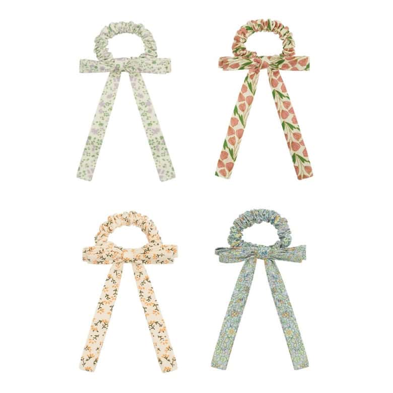 4 Scrunchies | FLORAL BOW