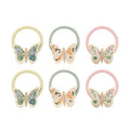 6 Mini Elásticos | FLORAL BUTTERFLY