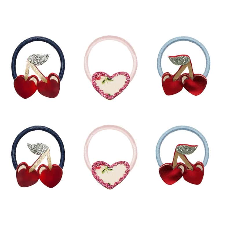 6 Mini Elásticos | RED CHERRIES