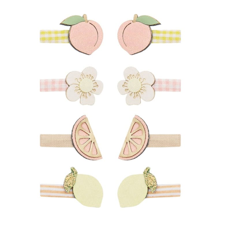 8 Mini Ganchos | PEACHY CITRUS
