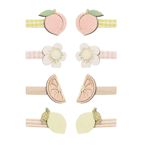 8 Mini Ganchos | PEACHY CITRUS