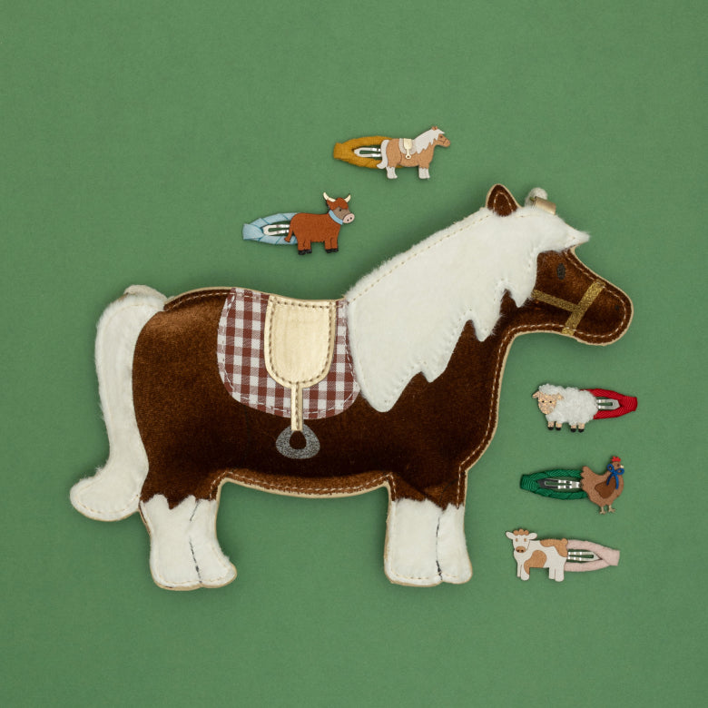 Mala Shetland Pony - a ser usada