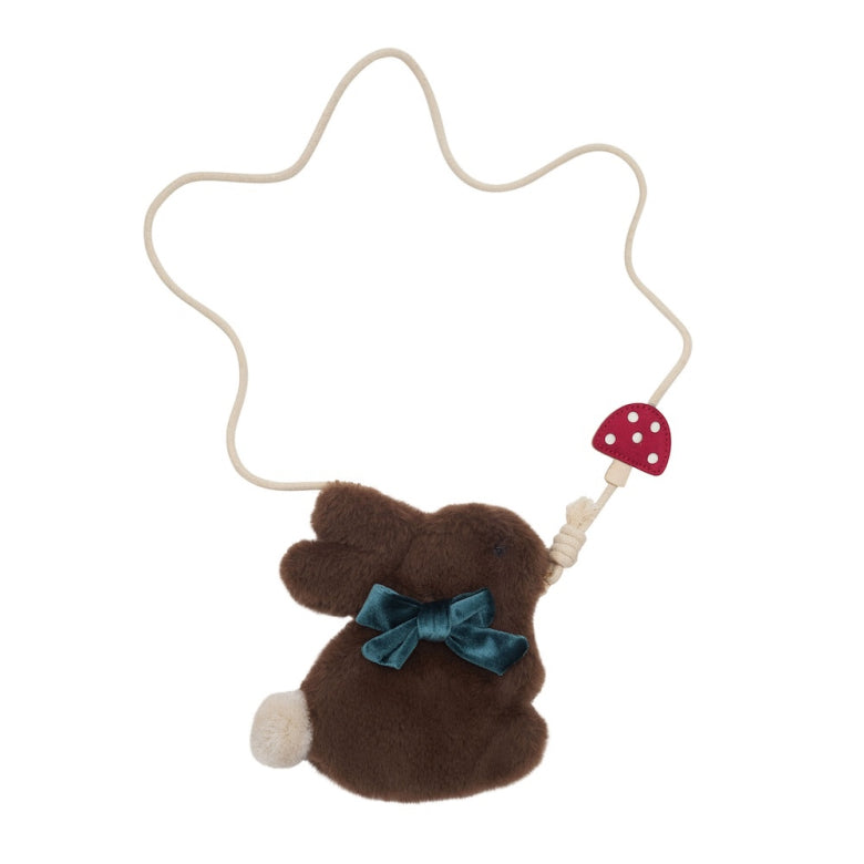 Mala Winter Bunny Brown Mimi&Lula - fundo branco