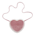 Mala Tulle Velvet Heart Pink Mimi&Lula - fundo branco