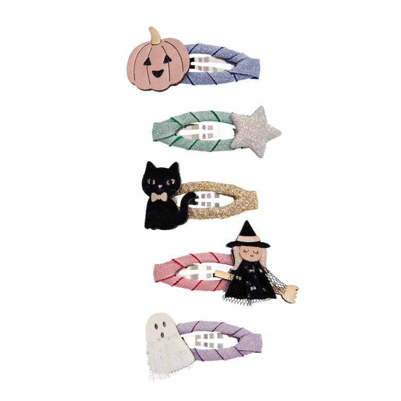 Pack 5 Mini Ganchos Halloween Black Mimi&Lula - fundo branco
