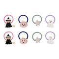 Pack 8 Mini Elásticos Halloween Black Mimi&Lula - fundo branco