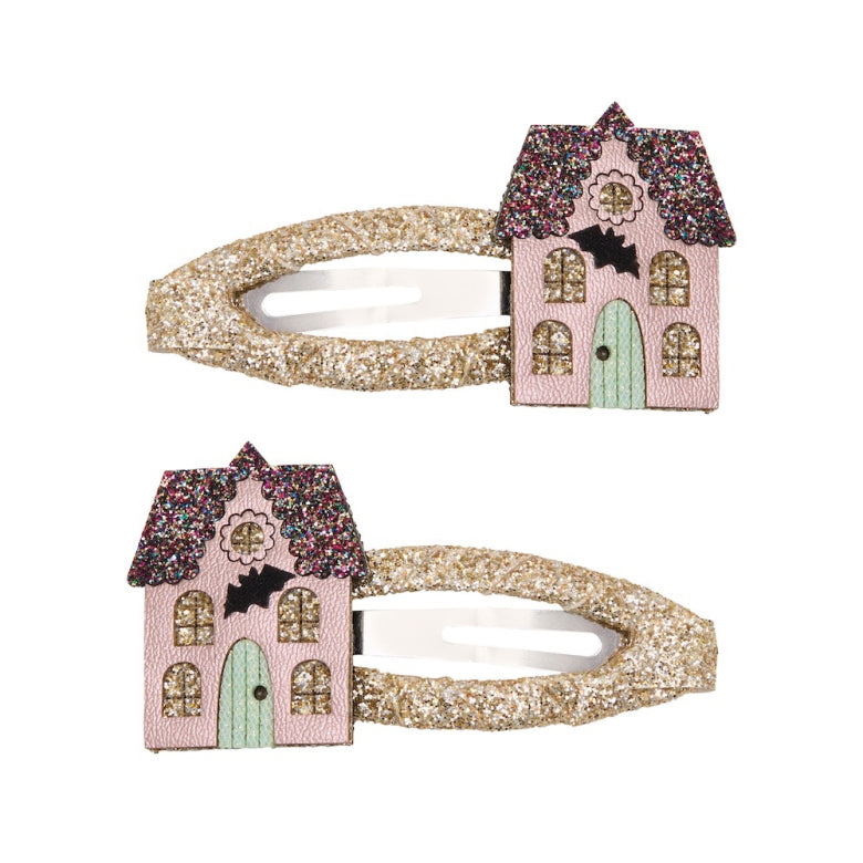 Pack 2 Ganchos Haunted House Black Mimi&Lula - fundo branco