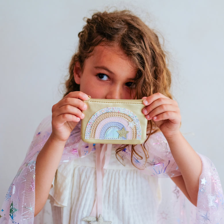 Carteira Dreamwish Rainbow - a ser usada