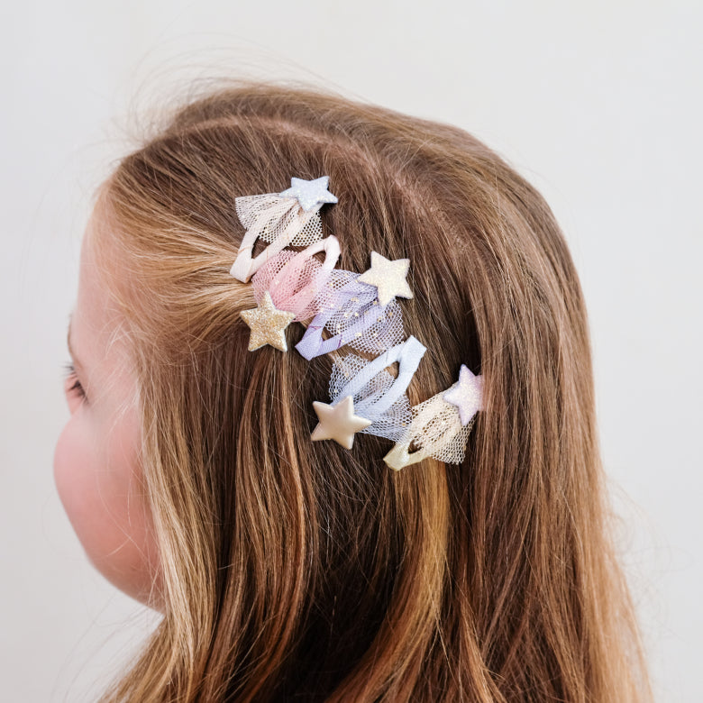 Pack 5 Mini Ganchos Tutu Star - a ser usado