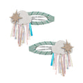Pack 2 Ganchos Rainy Cloud Green Mimi&Lula - fundo branco