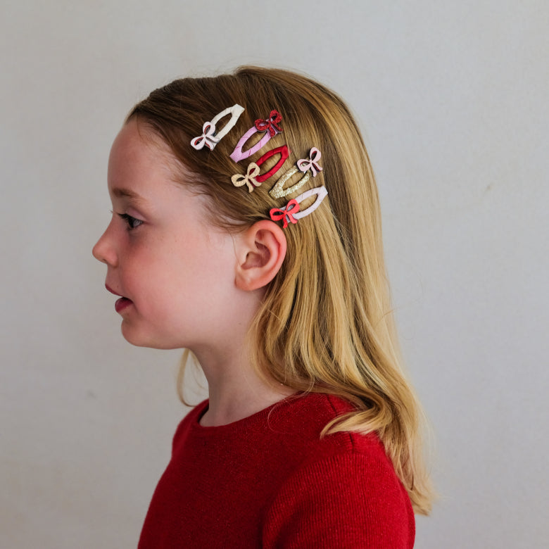 Pack 5 Mini Ganchos Cutesy Bow - a ser usado