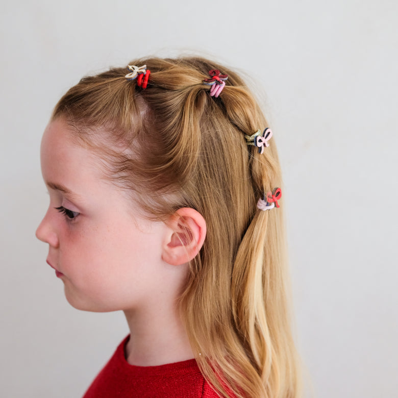 Pack 8 Mini Elásticos Cutesy Bow - a ser usado